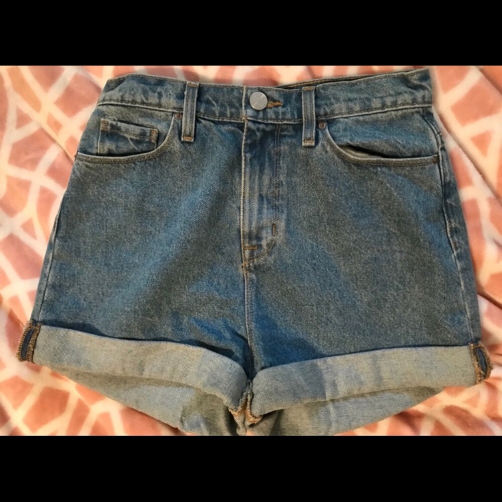 Urban outfitters high-waisted denim shorts
